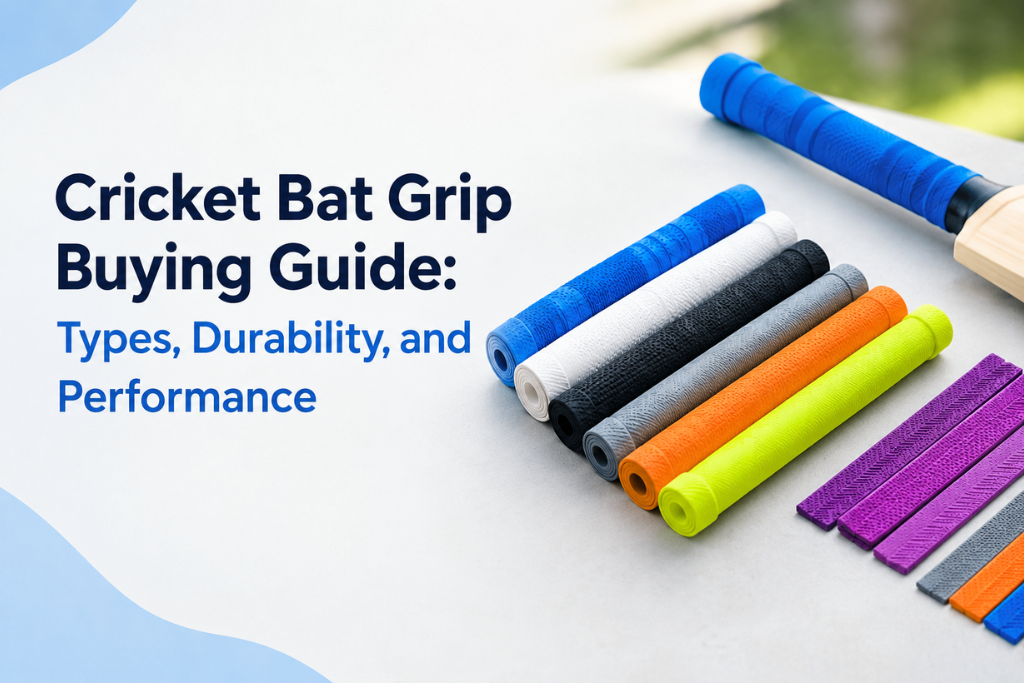 Cricket Bat Grip Buying Guide: Types, Durability, and Performance