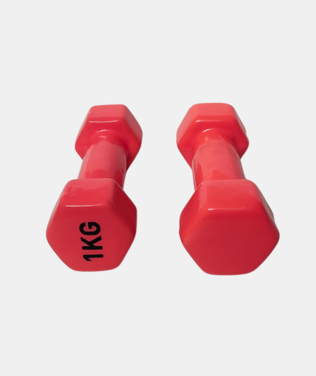 Cox 50 Vinyl Dumbbell - Gym Equipment Fitness Barbell | 1-5 kg Hindustan Plastics Cox 50 Vinyl Dumbbell - Gym Equipment Fitness Barbell | 1-5 kg