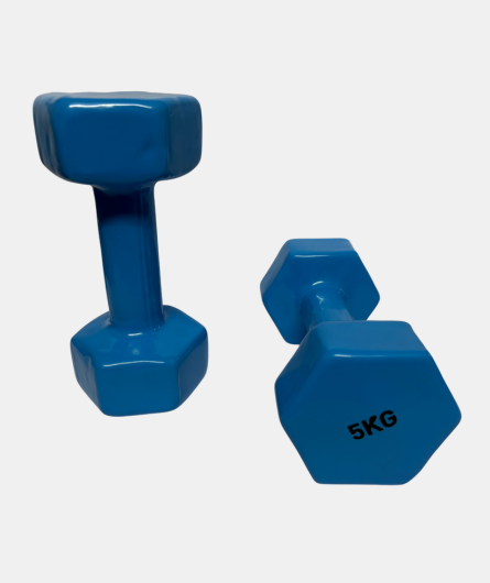 Cox 50 Vinyl Dumbbell - Gym Equipment Fitness Barbell | 1-5 kg Hindustan Plastics Cox 50 Vinyl Dumbbell - Gym Equipment Fitness Barbell | 1-5 kg
