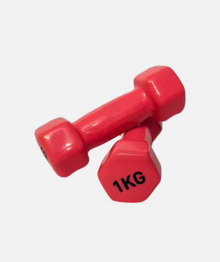 Cox 50 Vinyl Dumbbell - Gym Equipment Fitness Barbell | 1-5 kg Hindustan Plastics Cox 50 Vinyl Dumbbell - Gym Equipment Fitness Barbell | 1-5 kg
