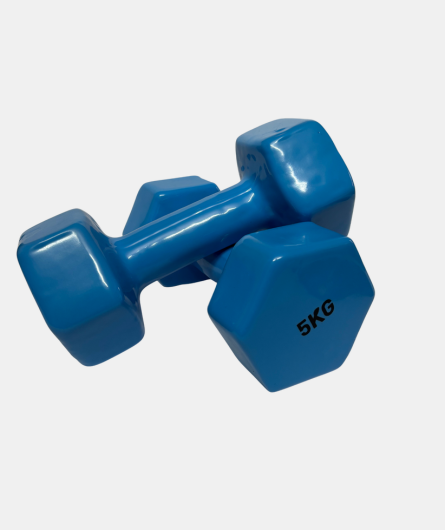 Cox 50 Vinyl Dumbbell - Gym Equipment Fitness Barbell | 1-5 kg Hindustan Plastics Cox 50 Vinyl Dumbbell - Gym Equipment Fitness Barbell | 1-5 kg