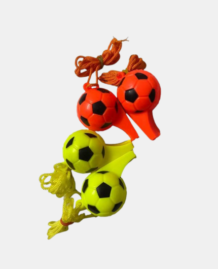 Cox 50 - Football Shape Plastic Premium Whistle for All Age Group (Pack of 12) Hindustan Plastics Cox 50 - Football Shape Plastic Premium Whistle for All Age Group (Pack of 12)