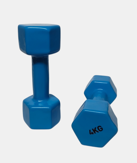 Cox 50 Vinyl Dumbbell - Gym Equipment Fitness Barbell | 1-5 kg Hindustan Plastics Cox 50 Vinyl Dumbbell - Gym Equipment Fitness Barbell | 1-5 kg