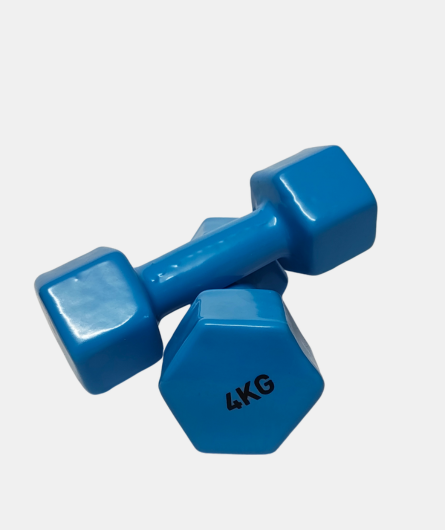Cox 50 Vinyl Dumbbell - Gym Equipment Fitness Barbell | 1-5 kg Hindustan Plastics Cox 50 Vinyl Dumbbell - Gym Equipment Fitness Barbell | 1-5 kg