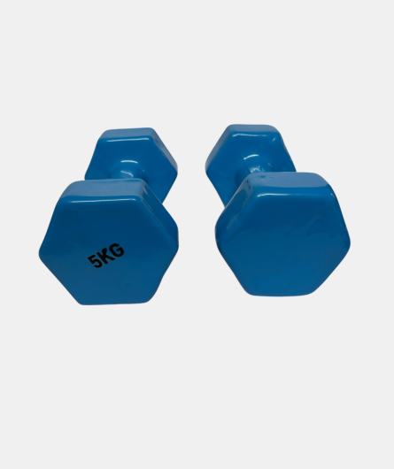 Cox 50 Vinyl Dumbbell - Gym Equipment Fitness Barbell | 1-5 kg Hindustan Plastics Cox 50 Vinyl Dumbbell - Gym Equipment Fitness Barbell | 1-5 kg